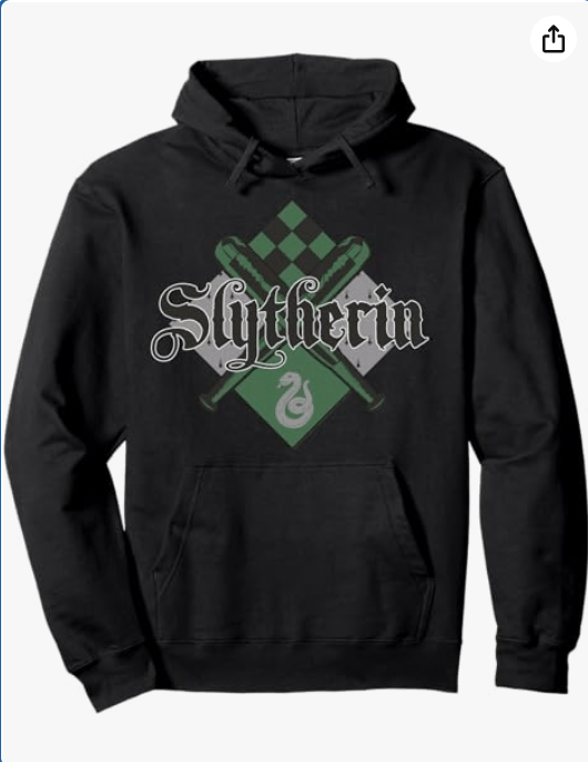 Harry Potter Slytherin Quidditch Pullover Hoodie
