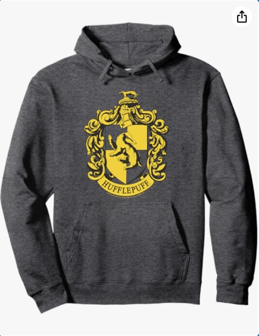 Harry Potter Hufflepuff Crest Pullover Hoodie
