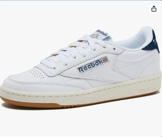 Reebok Club C 85 Vintage Tennis Sneakers for Women, Casual White Womens Shoes, Size 5 to 11