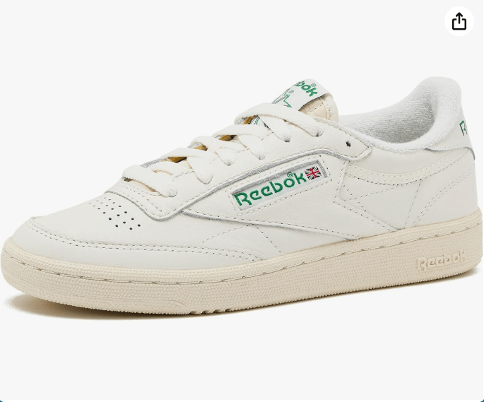 Reebok Club C 85 Vintage Tennis Sneakers for Women, Casual White Womens Shoes, Size 5 to 11