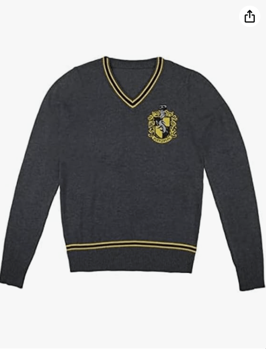 Cinereplicas Harry Potter - Hogwarts Sweater Gryffindor/Slytherin/Ravenclaw/Hufflepuff - XS/S/M/L/XL - Official License
