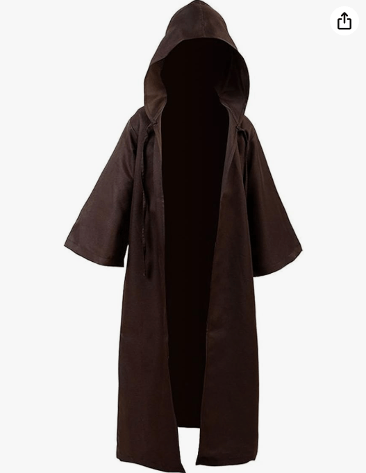 GOLDSTITCH Hooded Robe Cloak Knight Fancy Cool Cosplay Costume