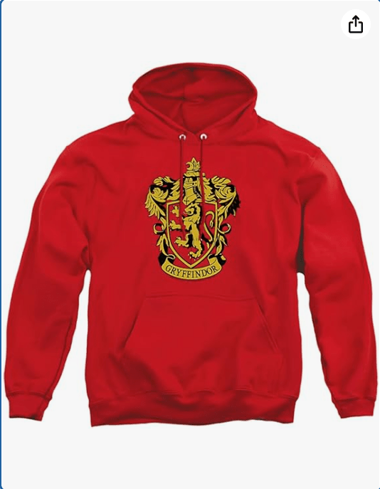 Trevco Harry Potter Gryffindor Crest Unisex Adult Pull-Over Hoodie 