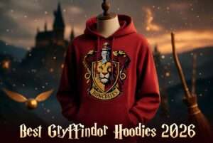 harry potter gryffindor hooded sweatshirt