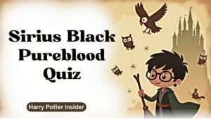 Sirius Black Pureblood Quiz