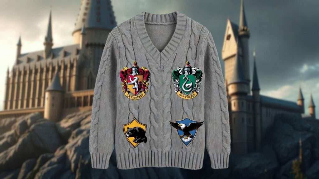harry potter grey sweater