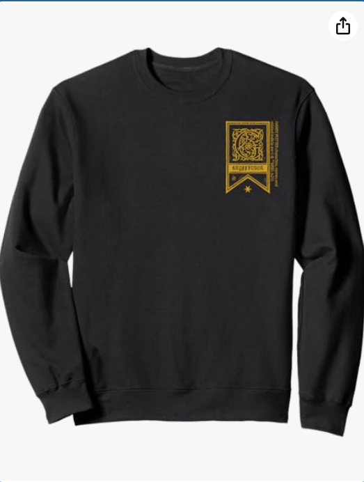 Harry Potter Gryffindor Quidditch Team Front Back Sweatshirt
