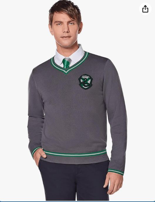 Spirit Halloween Harry Potter Gryffindor Adult Long Sleeve Crewneck Sweater
