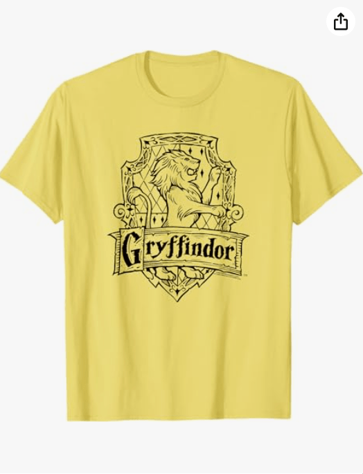 Harry Potter Gryffindor Drawn Logo T-Shirt
