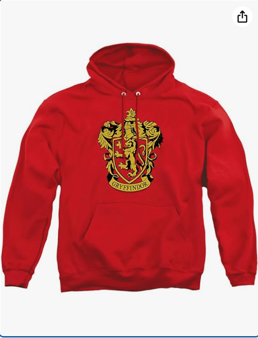 Trevco Harry Potter Gryffindor Crest Unisex Adult Pull-Over Hoodie 