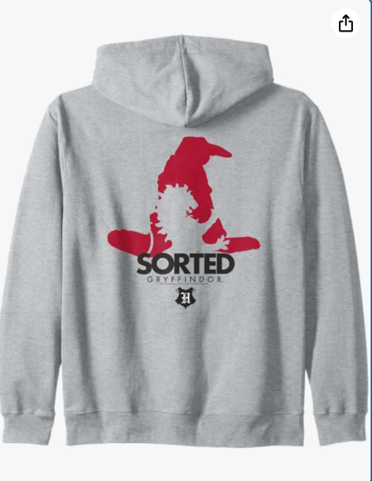 Harry Potter Gryffindor Sorted Zip Hoodie
