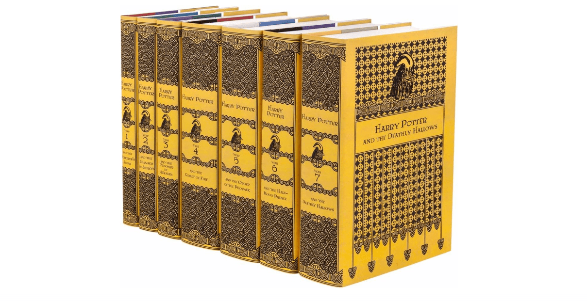 Juniper Books Harry Potter Boxed Set: Hufflepuff Edition | 7 Hardcover Volumes with Custom Designed Art Book Covers | Author J.K. Rowling | Includes All 7... 
