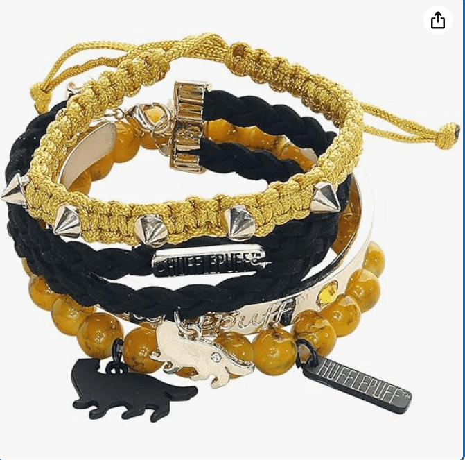 Harry Potter Hufflepuff Arm Party Bracelet Set 