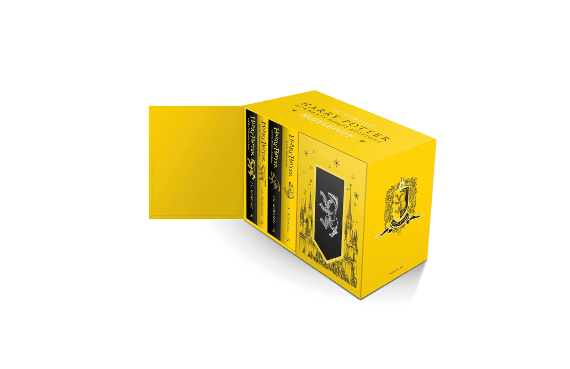 Harry Potter Hufflepuff House Editions Hardback Box Set 