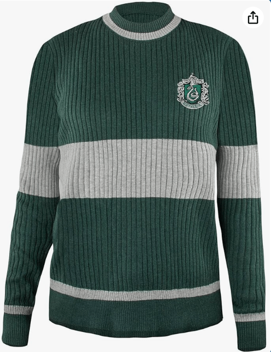 Cinereplicas Harry Potter - Quidditch Sweater Gryffindor/Slytherin/Ravenclaw/Hufflepuff - XS/S/M/L/XL - Official License