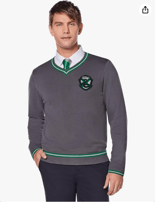 Spirit Halloween Harry Potter Gryffindor Adult Long Sleeve Crewneck Sweater