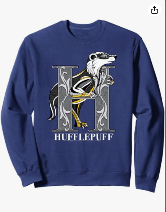 Harry Potter Mosaic Hufflepuff with Badger Sweatshirt