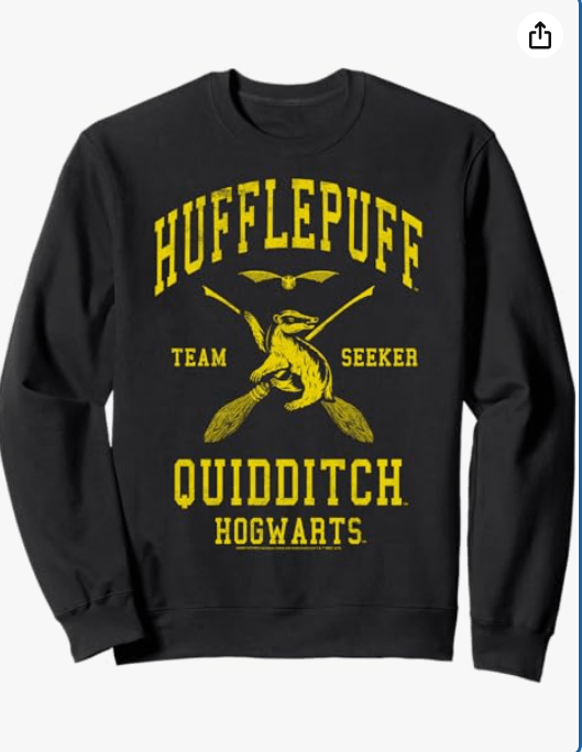 Harry Potter Hufflepuff Quidditch Team Seeker Sweatshirt