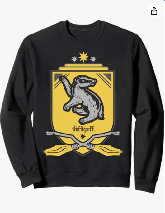 Harry Potter Hufflepuff Quidditch Logo Sweatshirt