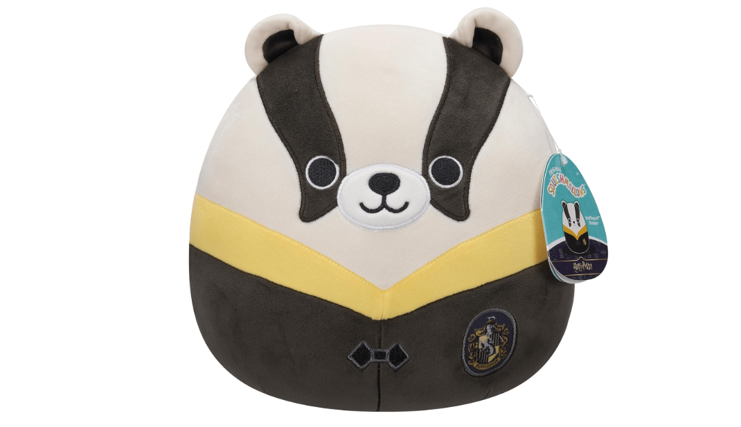 Squishmallows Original “Harry Potter” 10in Hufflepuff Badger in Hogwarts Robe Plush - Ultrasoft Official Jazwares Plush (Medium-Sized)