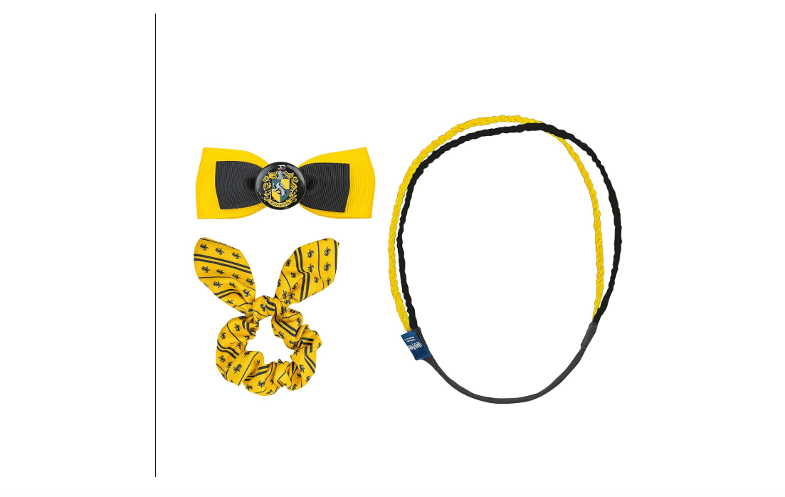 Cinereplicas Harry Potter - Hair Accessories Trendy Hufflepuff - Set of 3 - Official License
