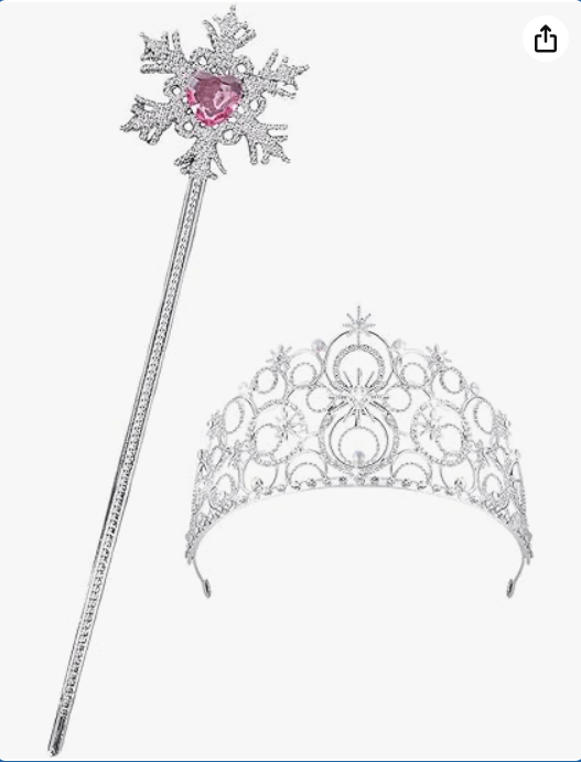 Cosplay Wand Cosplay Crown Good Witch Costume Accessories Movie Halloween Wizard Outfits Props