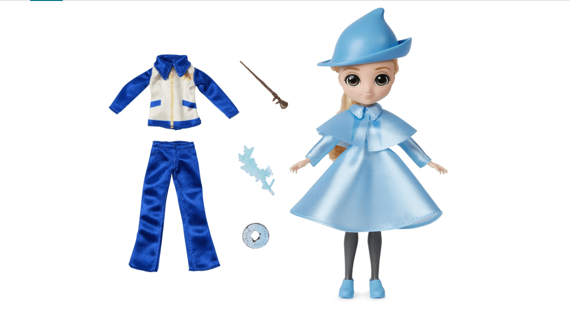Wizarding World Harry Potter, 8-inch Fleur Delacour 10-piece Doll Gift Set with 2 Outfits and 8 Doll Accessories, Kids Toys for Ages 6 and up