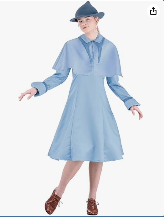 Fun Costumes Deluxe Fleur Delacour Costume for Women - Adult Harry Potter Beauxbatons Academy Outfit w/Dress, Cape & Hat