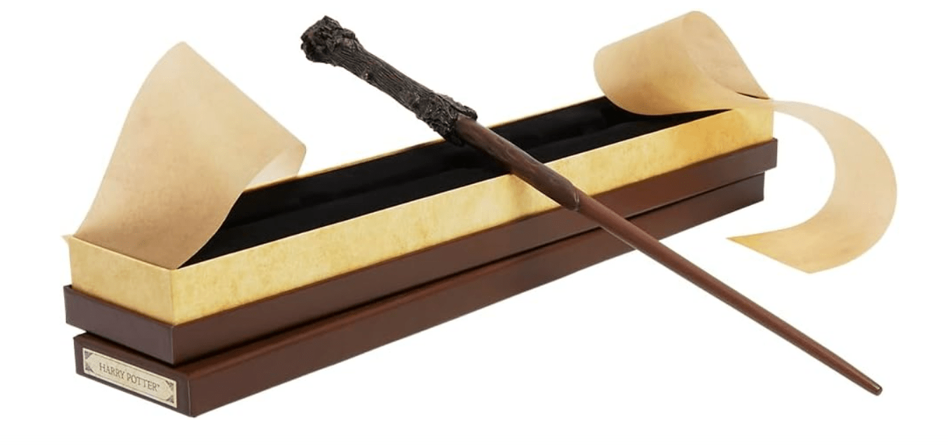 Harry Potter - Personalized Wand Replica with Custom Engraving - Resin Collectible Display Wand in Gift Box - 14-Inch Wizard Collectors Item - Not a Toy
