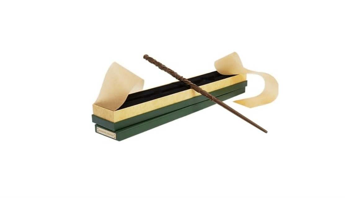 Harry Potter - Personalized Hermione Granger Wand Replica with Custom Engraving - Resin Collectible Display Wand in Gift Box - 15 Inch Fan & Collectors...
