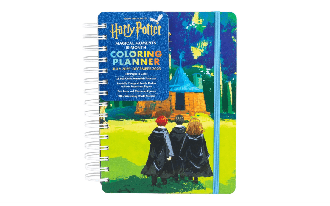 2026 Harry Potter Magical Moments 18-Month Coloring Planner
