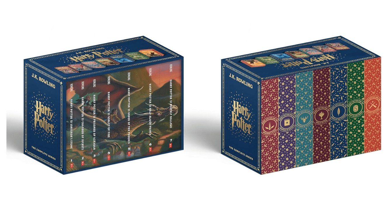 Harry Potter Paperback Box Set Books 1-7 (Deluxe Edition with Stenciled Edges)
