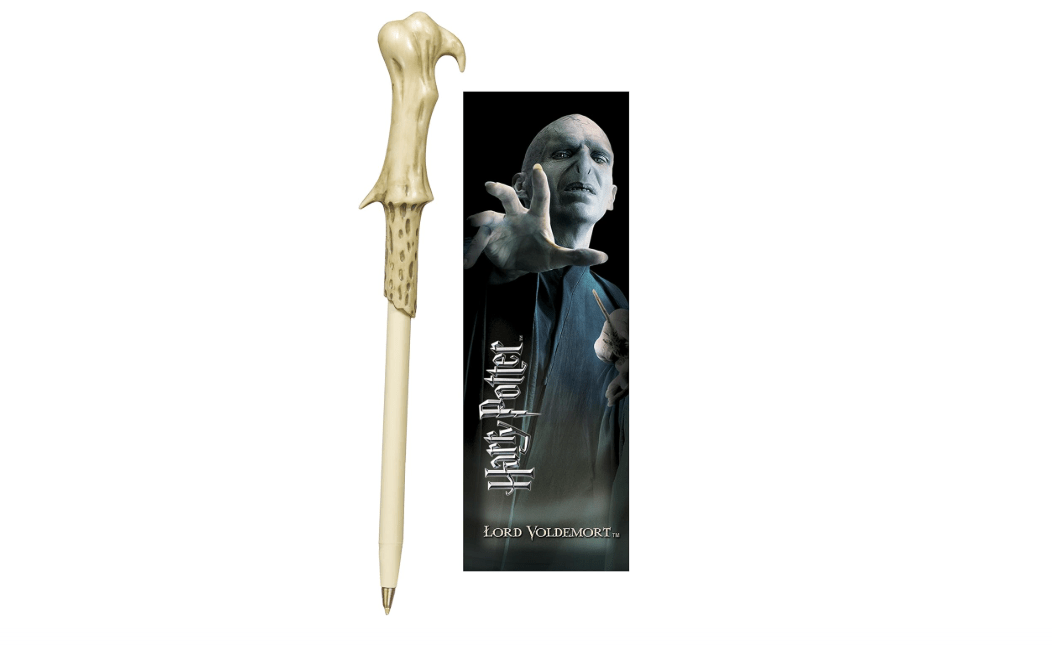 The Noble Collection Harry Potter Voldemort Wand Pen and Bookmark
