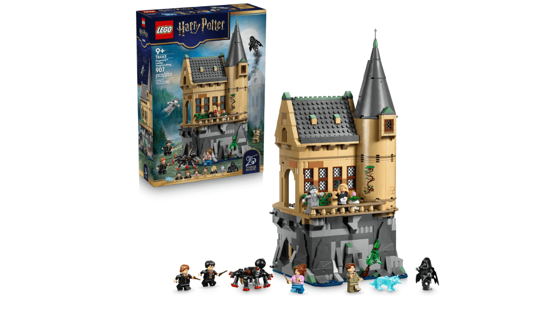 LEGO Harry Potter Hogwarts Castle: Hospital Wing Building Toy for Girls & Boys - Pretend Play Set for Kids, Ages 9+ - W/7 Minifigures & Wolf...
