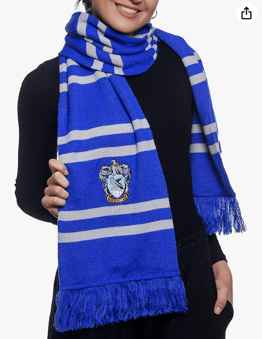 Harry Potter Unisex Adult Ravenclaw Scarf (One Size) (Blue), Blue, One Size 