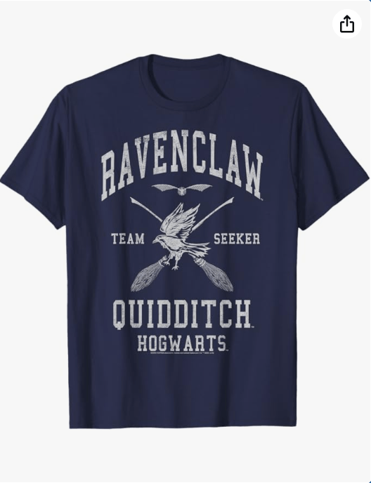Harry Potter Ravenclaw Team Seeker Hogwarts Quidditch,Short Sleeve T-Shirt 