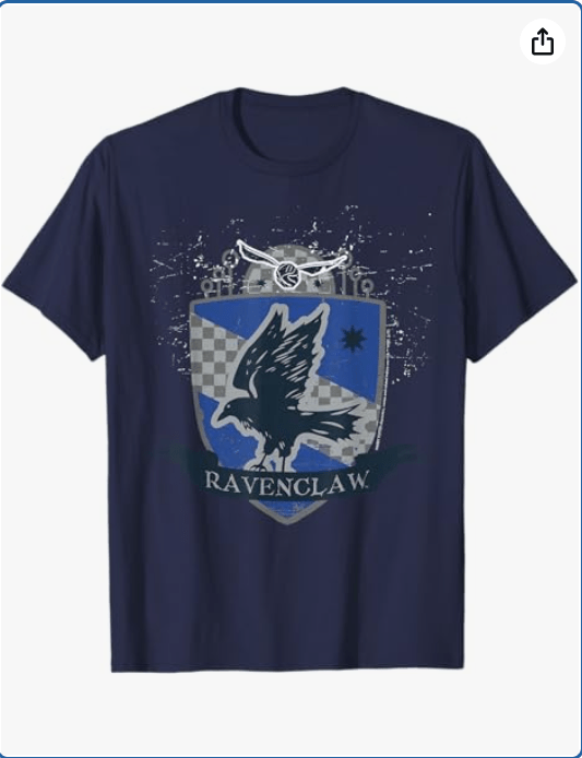 Harry Potter Ravenclaw Quidditch Shield T-Shirt 
