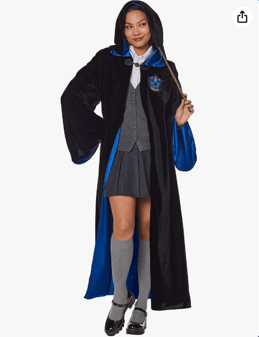 Spirit Halloween Harry Potter Adult Ravenclaw Robe Deluxe | Officially licensed | Harry Potter Costume | Wizard Outfit
