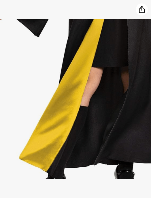 Harry Potter Robe, Deluxe Wizarding World Hogwarts House Themed Robes for Adults, Movie Quality Dress Up Costume Accessory 