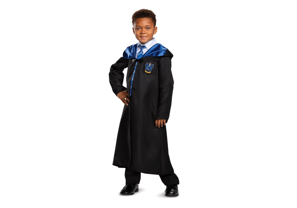 Disguise Harry Potter Ravenclaw Robe, Official Wizarding World Costume Robes, Classic Kids Size Dress Up Accessory, Child Size (4-6) 