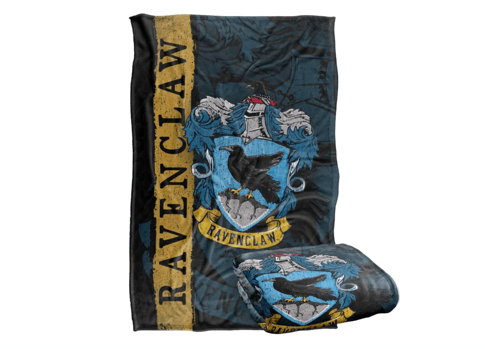Harry Potter Blanket, 36"x58" Harry Potter House Crest Ravenclaw Silky Touch Super Soft Throw Blanket 