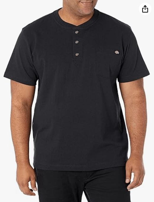 Dickies Men's Heavyweight Henley
