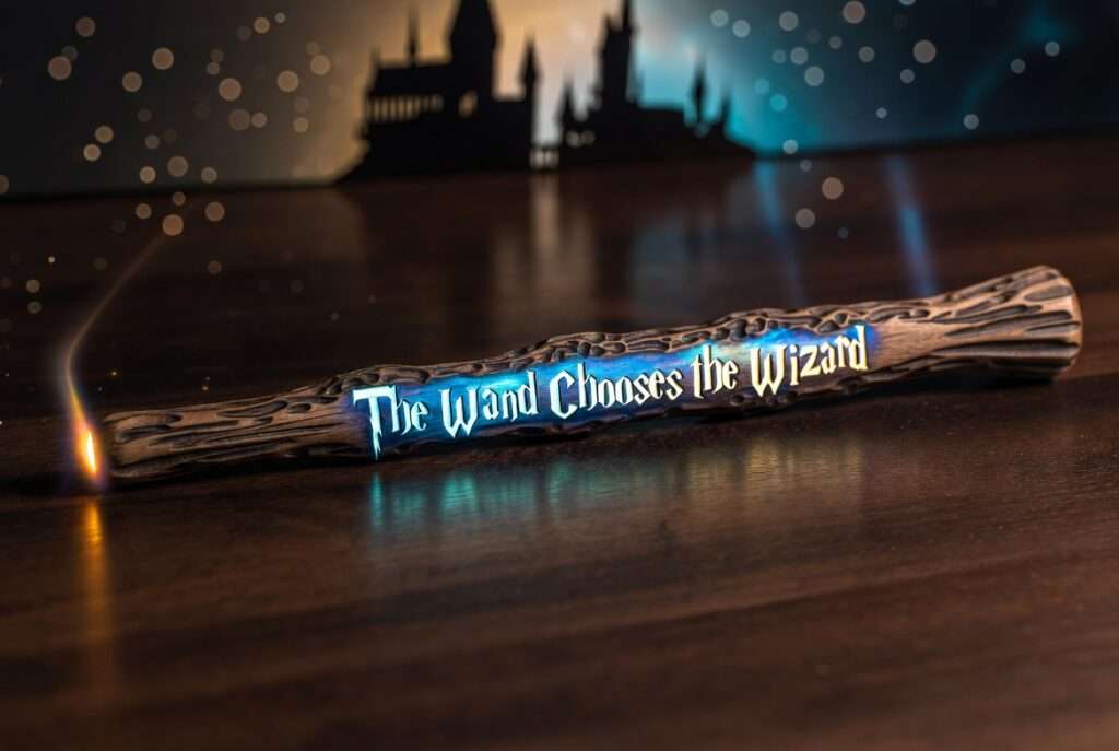 engraved wand