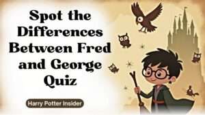 Spot the Differences Between Fred and George Quiz