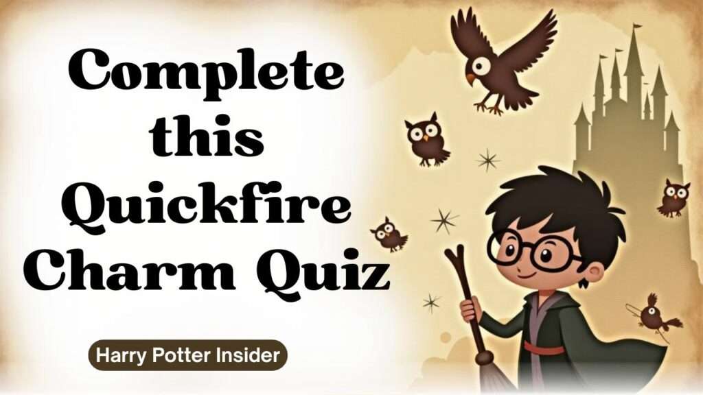 Complete this Quickfire Charm Quiz