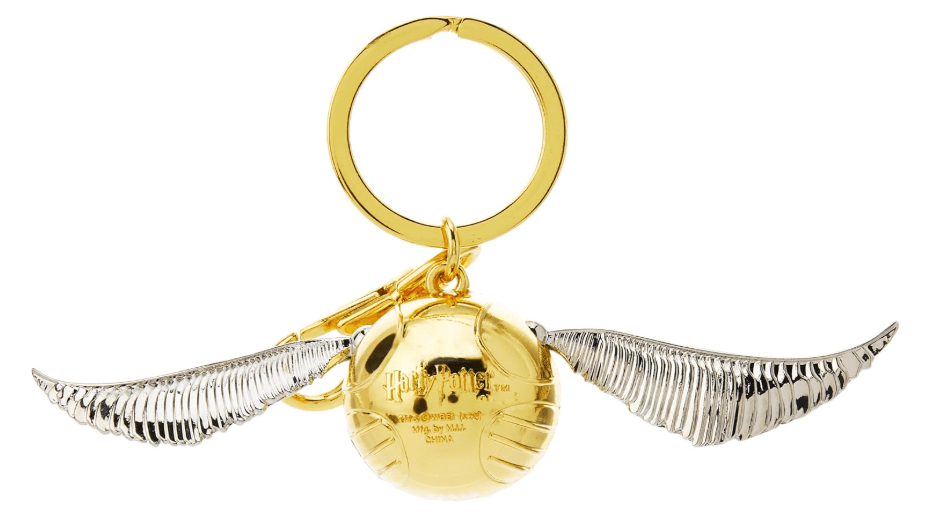 Monogram International Harry Potter Pewter Key Ring: Golden Snitch 