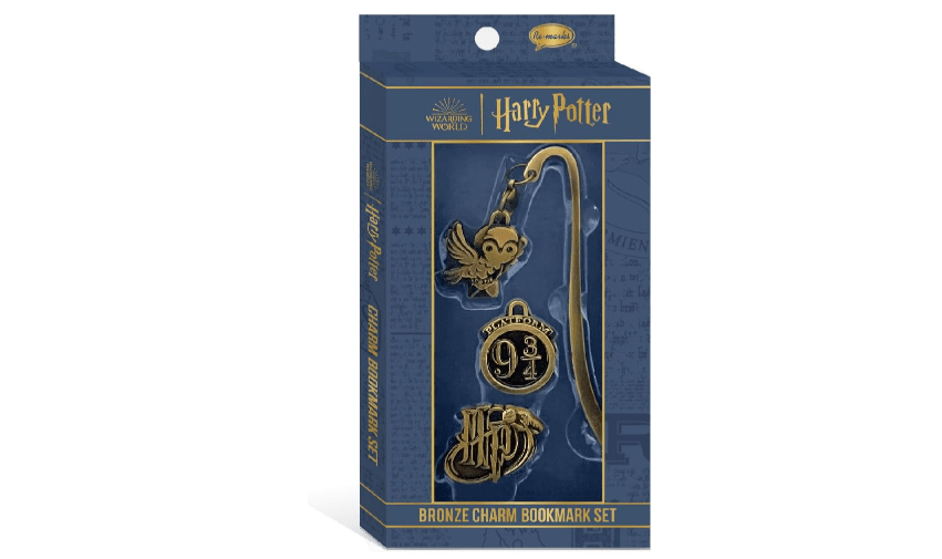 Re-marks Harry Potter Metal Bookmark (3 Charms) for All Ages 