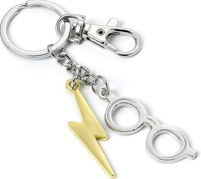 Official Harry Potter Glasses & Lightning Bolt Keyring by The Carat Shop 