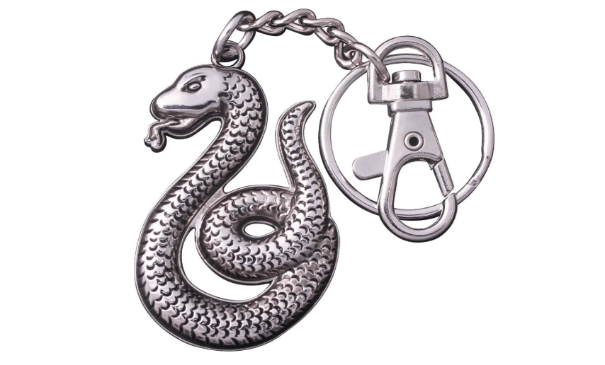 The Noble Collection HARRY POTTER Slytherin Keychain 