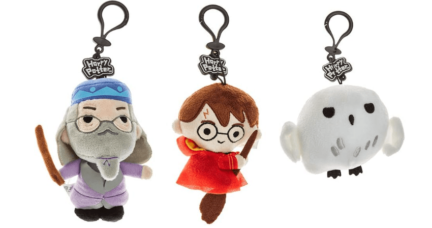 Plush Harry Potter Keychains Set – 3 Washable, Polyester Figures Including Dumbledore, Harry & Hedwig – Harry Potter Gifts, Accessories, Collectibles,... 